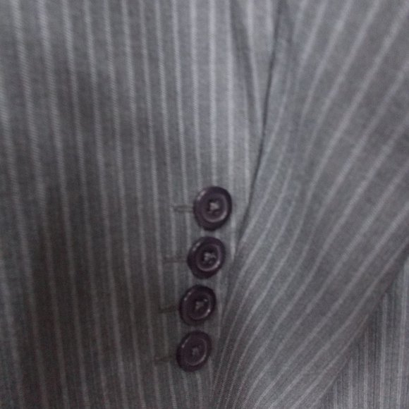 NWT, Gray stripe jacket plus size 22W lined nice! - Picture 4 of 6